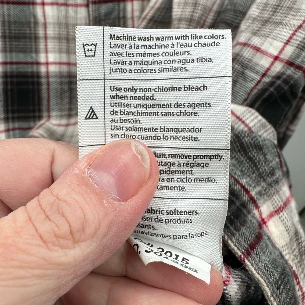 Carhartt heritage plaid relaxed fit men gorpcore outdoor cotton flannel. LARGE - Picture 7 of 11